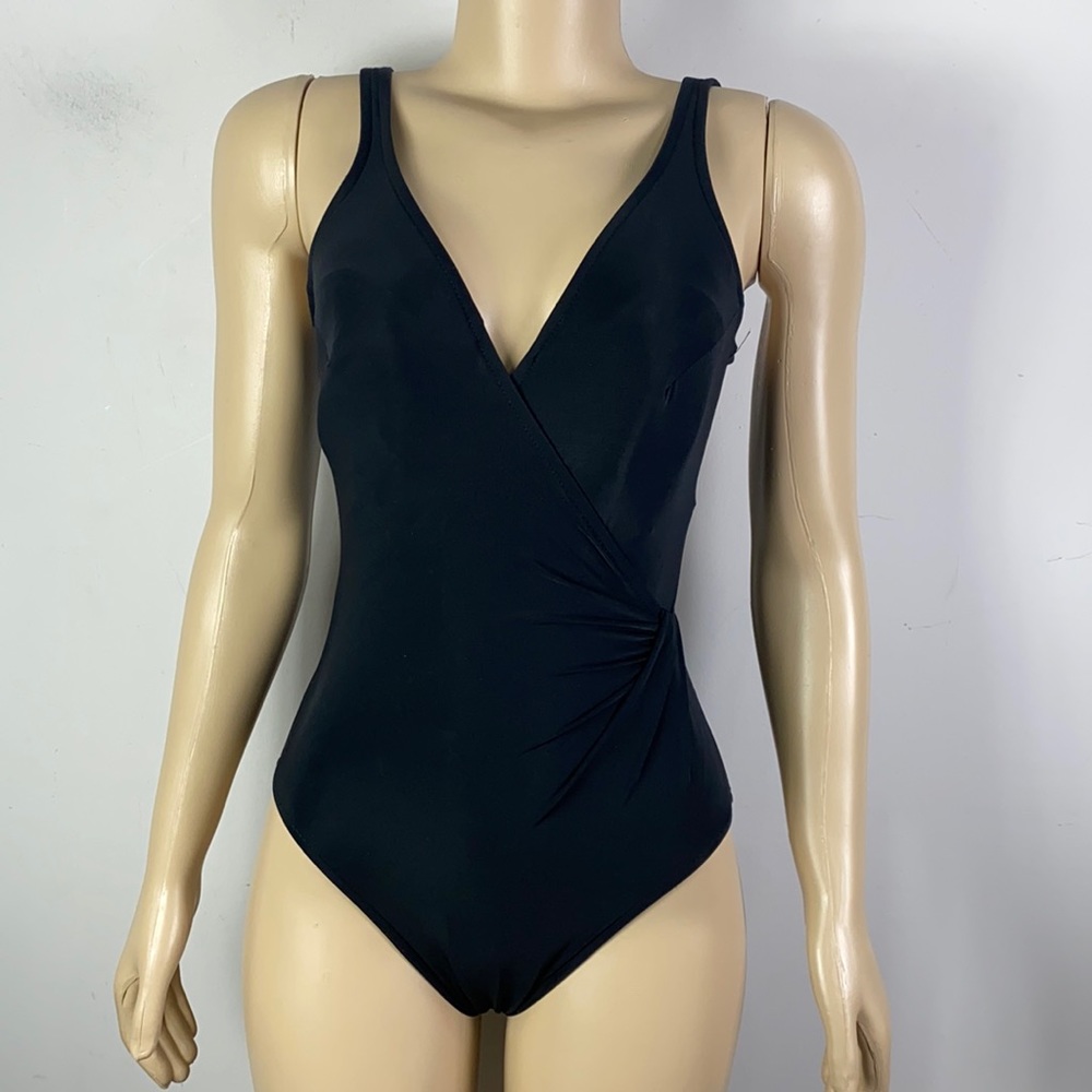 Miraclesuit Black Swimsuit size 10